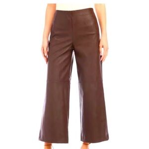 Karen Kane Women's Cropped Vegan Leather Pants